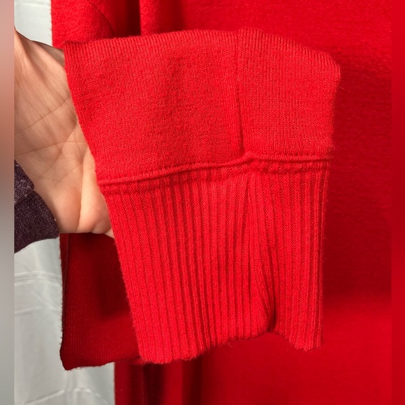 Gap Softspun Cowl Neck Sweater Long‎ Sleeve Womens Medium Tall Red - Picture 9 of 9